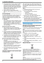 Предварительный просмотр 8 страницы Panasonic VL-MV74 Operating Instructions Manual