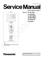 Предварительный просмотр 1 страницы Panasonic VL-MV75AZ Service Manual