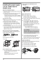 Preview for 12 page of Panasonic VL-MVN511 Installation Manual