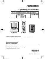 Panasonic VL-MW250BX Operating Instructions Manual предпросмотр