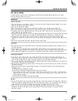 Предварительный просмотр 5 страницы Panasonic VL-MW250BX Operating Instructions Manual