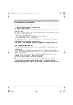 Предварительный просмотр 4 страницы Panasonic VL-MW274 Installation Manual