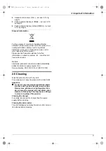 Предварительный просмотр 7 страницы Panasonic VL-MW274 Quick Manual