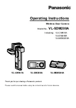 Panasonic VL-SDM200A Operating Instructions Manual предпросмотр