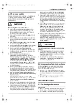 Preview for 5 page of Panasonic VL-SV71 Important Information And Quick Manual