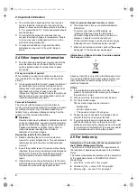 Preview for 6 page of Panasonic VL-SV71 Important Information And Quick Manual