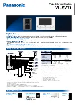 Предварительный просмотр 1 страницы Panasonic VL-SV71 Quick Start Manual