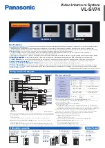 Panasonic VL-SV74 Manual preview