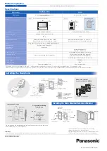 Предварительный просмотр 2 страницы Panasonic VL-SV74 Manual