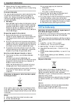 Предварительный просмотр 8 страницы Panasonic VL-SV74 Operating Instructions Manual