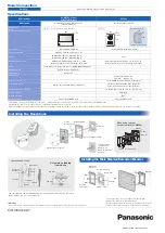 Предварительный просмотр 2 страницы Panasonic VL-SV74 Quick Start Manual