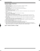 Предварительный просмотр 4 страницы Panasonic VL-SW102BX Operating Instructions Manual