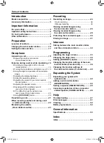 Preview for 2 page of Panasonic VL-SW251BX Operating Instructions Manual