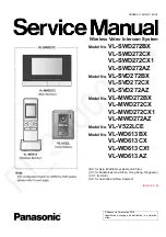 Preview for 1 page of Panasonic VL-SWD272BX Service Manual