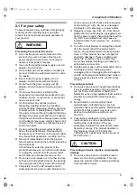 Preview for 5 page of Panasonic VL-SWD273 Important Information And Quick Manual