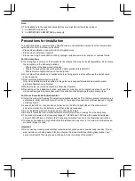 Preview for 4 page of Panasonic VL-SWD275 Instruction Manual