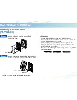 Предварительный просмотр 11 страницы Panasonic VL-SWD501 Installation Manual