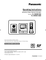 Panasonic VL-SWD501BX Operating Instructions Manual preview