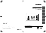 Panasonic VL-SWD501EX Operating Instructions Manual предпросмотр