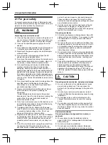 Предварительный просмотр 6 страницы Panasonic VL-SWD501EX Operating Instructions Manual