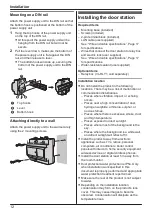 Preview for 12 page of Panasonic VL-VN1500 Installation And Operating Instructions Manual