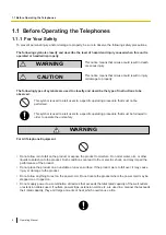 Предварительный просмотр 8 страницы Panasonic VL-VN1700 Operating Manual