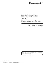 Panasonic VL-W1-N Series Setup And Maintenance Manual preview