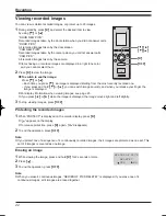 Предварительный просмотр 22 страницы Panasonic VL-W600BX Operating Instructions Manual