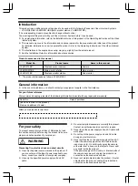 Предварительный просмотр 2 страницы Panasonic VL-WD812BX Information Manual