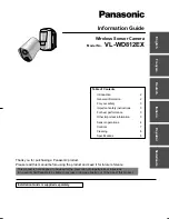 Panasonic VL-WD812EX Information Manual предпросмотр