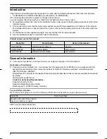 Preview for 2 page of Panasonic VL-WD812EX Information Manual