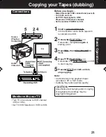 Preview for 21 page of Panasonic VM-L153 Operating Instructions Manual