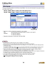 Предварительный просмотр 54 страницы Panasonic Voice Editing Ver.2.0 Operating Instructions Manual