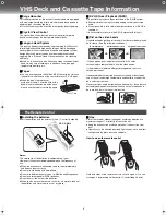 Предварительный просмотр 4 страницы Panasonic VP-31GN Operating Instructions Manual