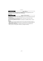 Preview for 17 page of Panasonic VQT1T63 Operating Instructions Manual