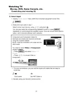 Предварительный просмотр 21 страницы Panasonic VT5O series Ehelp