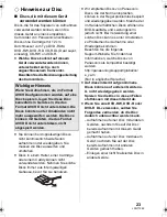 Предварительный просмотр 23 страницы Panasonic VW-BN1 - DVD-RW / DVD-RAM Drive Operating Instructions Manual