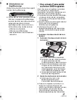 Предварительный просмотр 27 страницы Panasonic VW-BN1 - DVD-RW / DVD-RAM Drive Operating Instructions Manual