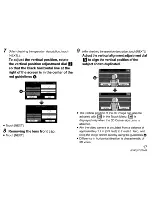 Предварительный просмотр 17 страницы Panasonic VW-CLT1 Owner'S Manual