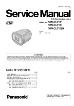 Panasonic VW-CLT1P Service Manual preview