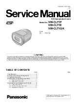 Preview for 1 page of Panasonic VW-CLT1P Service Manual