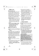 Preview for 8 page of Panasonic VWBN2 - PORTABLE DVD BURNER Operating Instructions Manual