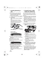 Preview for 12 page of Panasonic VWBN2 - PORTABLE DVD BURNER Operating Instructions Manual