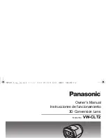 Panasonic VWCLT2 Owner'S Manual предпросмотр