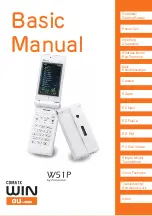 Panasonic W51P Basic Manual preview