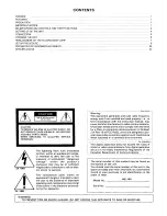 Preview for 2 page of Panasonic WE160 - VIDEO IMAGER Operating Instructions Manual