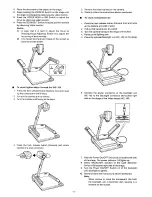 Preview for 7 page of Panasonic WE160 - VIDEO IMAGER Operating Instructions Manual