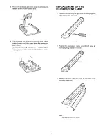 Preview for 9 page of Panasonic WE160 - VIDEO IMAGER Operating Instructions Manual