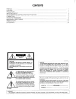 Preview for 2 page of Panasonic WEMV180A - VIDEO IMAGER Operating Instructions Manual
