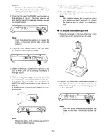 Preview for 12 page of Panasonic WEMV180A - VIDEO IMAGER Operating Instructions Manual